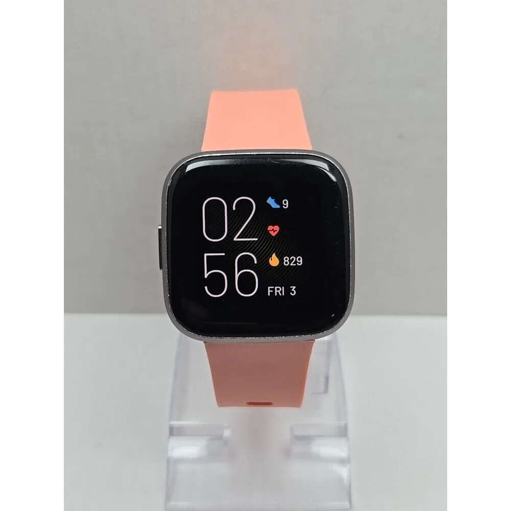 Fitbit Versa 2 Smartwatch Gray 40mm Alexa WR50M Always On Display W/ Charger